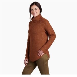 Kuhl Brown Sienna Brown Turtleneck Sweater Size Small